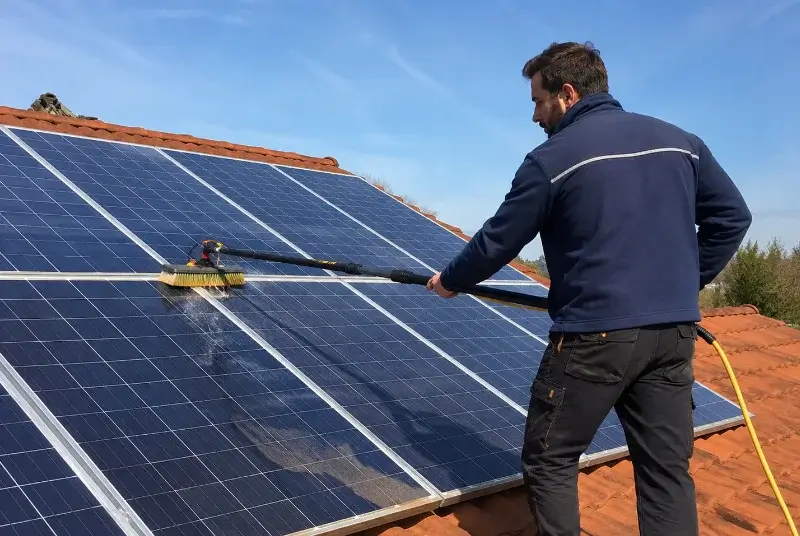 Nettoyage et entretien de panneaux solaires à Sauvagnon