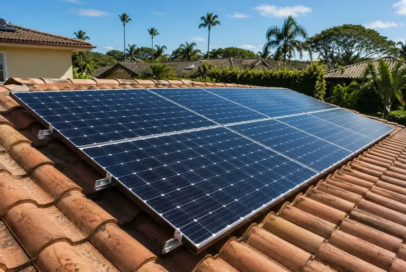 Installation de panneaux solaires à Sauvagnon